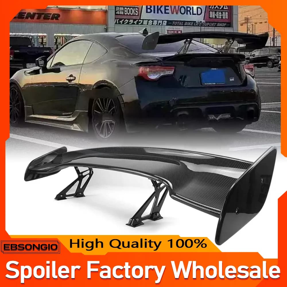 Universal GT Style Boot Spoiler For Toyota GT86 Subaru BRZ FR-S High Quality Carbon Fiber Rear Trunk Spoiler GT Wing Car Styling