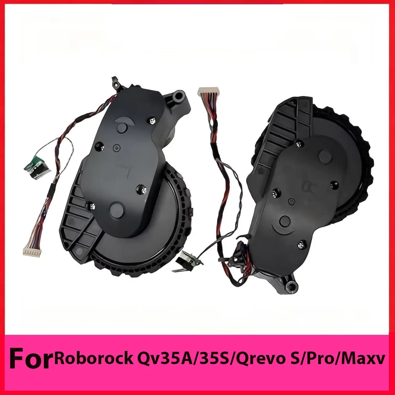 Replacement Driving Power Wheel for Roborock Qv35A/35S/Qrevo S/Pro/Maxv Robot Vacuum Parts, Robot Wheel Additions