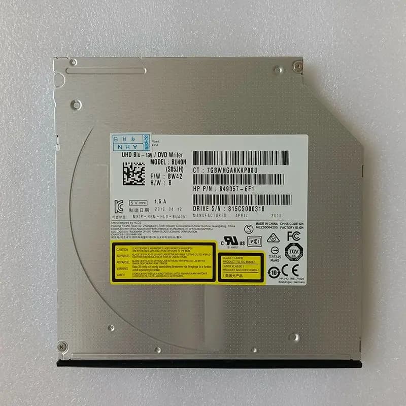 Slot interno per Laptop Sata dvd-rw caricamento Dvd Rw Drive 9.5MM BU40N BU50N