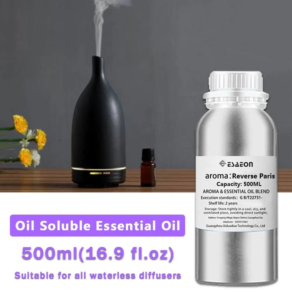 ESAEON 500ml (16.9 fl.oz) Oli Essenziali Reverse Paris/Sheraton - Olio Profumato per Diffusore, per Macchina Aromatizzante