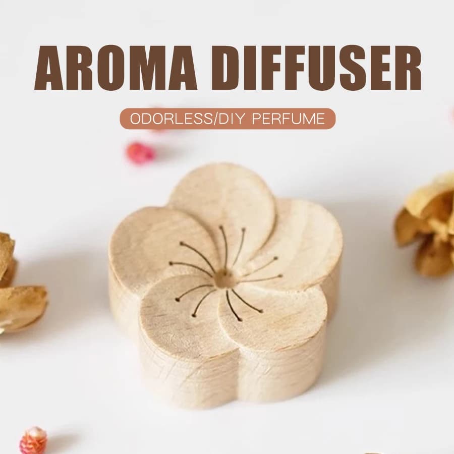 Profumo fai-da-te fiore in legno profumo diffusore di aromi decorazioni oggetti soggiorno casa interna desktop auto accessori per la casa donne