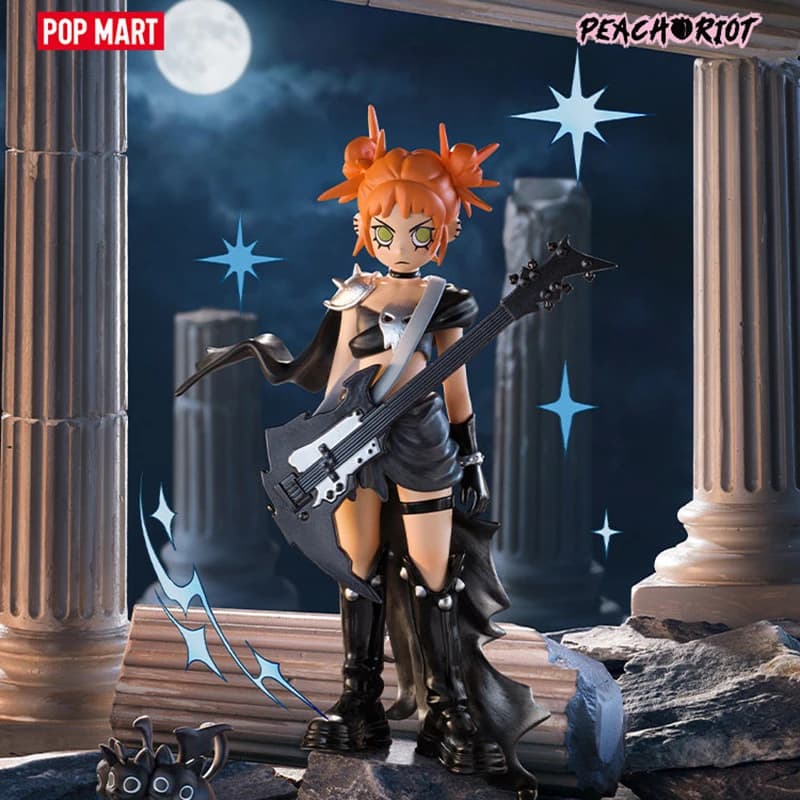 POPMART Peach Riot Power Chords Series Blind Box Guess Bag Original Toys Doll Cute Anime Figure Ornaments Gift
