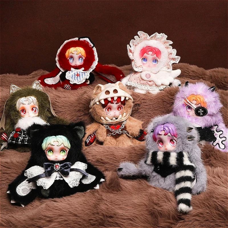 Ossia Soft Edges Series Blind Box: Statuette Anime Kawaii, Bambole in Vinile, Sacchetto a Sorpresa, Ciondoli, Giocattoli Trendy, Regali Squisiti