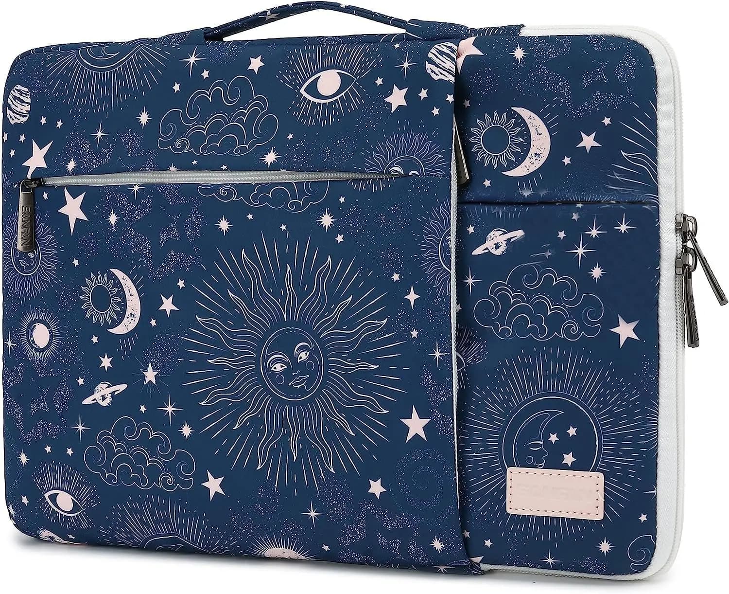 360 ° Custodia protettiva per laptop a 3 tasche con maniglia per MacBook Air, HP, Dell, Acer, Asus, Lenovo da 15-15,6 pollici