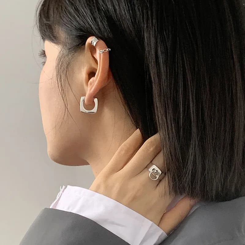 Commercio all'ingrosso 2022 nuovi orecchini di moda per le donne orecchini avanzati di design di nicchia orecchini in argento 925 orecchini di lusso leggeri