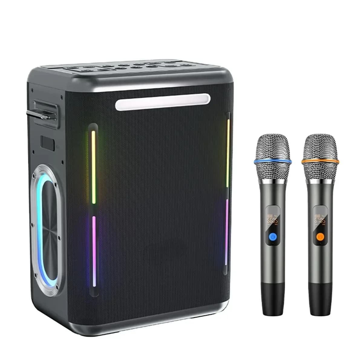 Sinoband 1981 Macchina 300W Ad alta potenza Rgb Wireless portatile Sounbox Party Karaoke Altoparlante per basso Caixa De Som