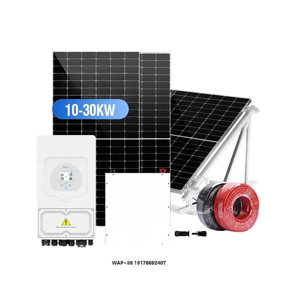 Sistema di Energia Solare Ibrido Residenziale da 6kw 8kw 10kw 12kw 15kw con Inverter Deye, Batteria agli Ioni di Litio Dyness e Kit Completo di Pannelli Fotovoltaici