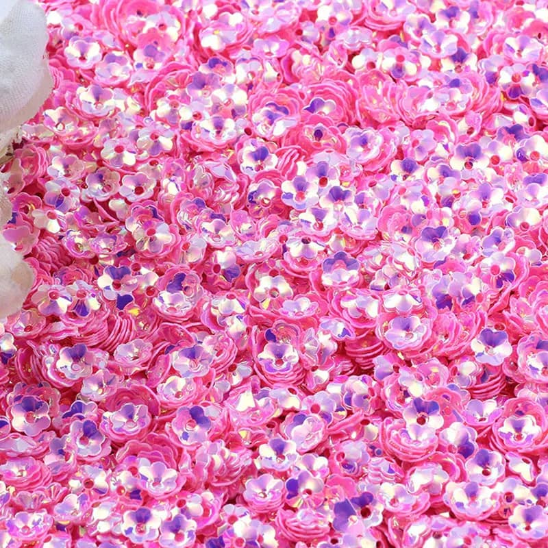 10g/20g/50g/lotto nuovo colore 5mm/paillettes PVC a punta concava prugna paillettes paillettes cucito abito da sposa/artigianato/abbigliamento paillettes