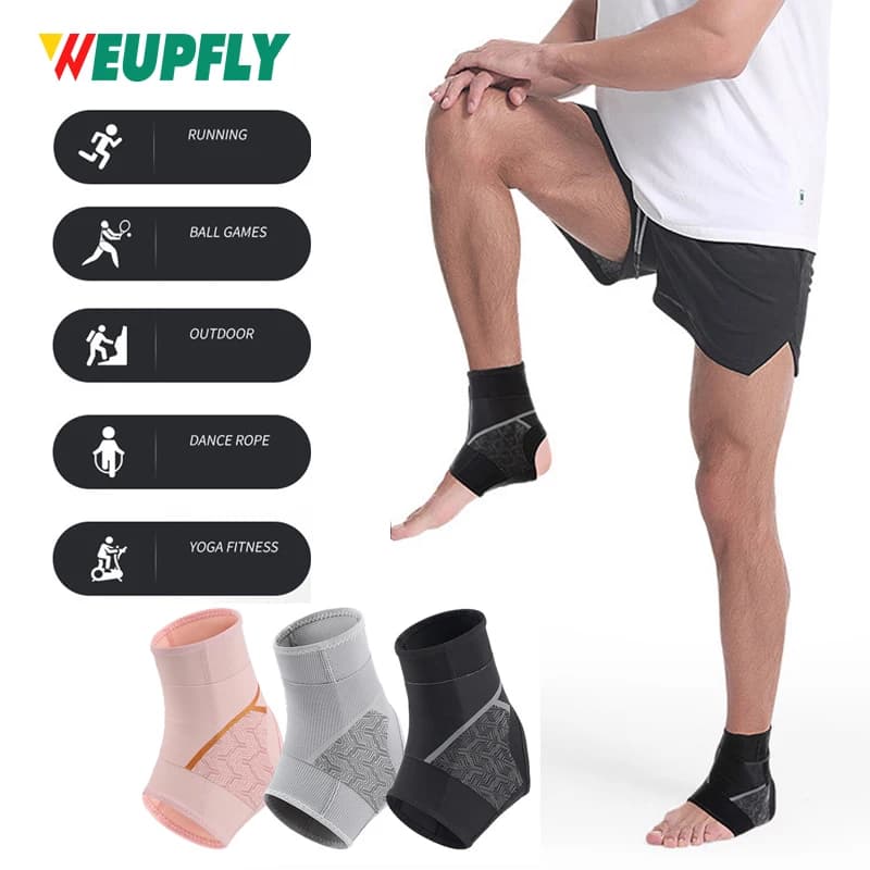 1 fascia per caviglia per donna e uomo, fascia a compressione con cinturino flessibile, supporto per il piede per sport, distorsioni alla caviglia, tendiniti del tendine di Achille
