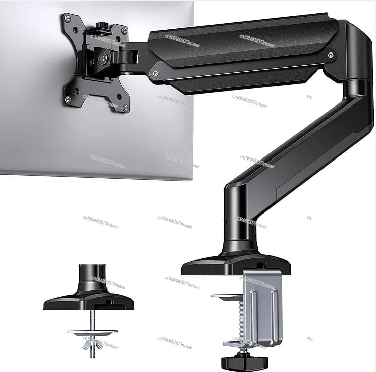 Supporto per Monitor con Braccio, Supporto da Scrivania per Computer, Braccio Robotico Sollevabile per Schermo