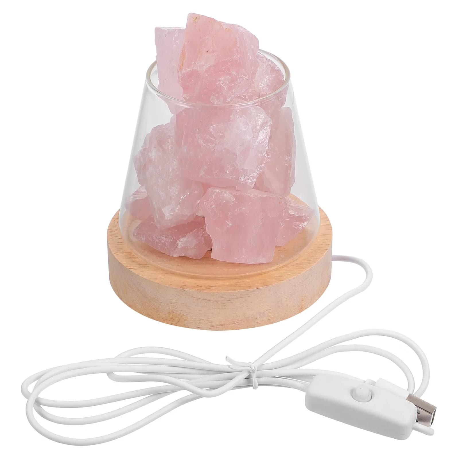 Lampada Aromatica in Cristallo, Diffusore di Fragranze con Luce Notturna per Camera da Letto, Bagno, Soggiorno, Diffusore di Oli Essenziali per Aromaterapia