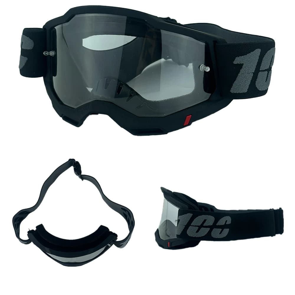 Hot Occhiali da motocross Occhiali MX Off Road Masque Caschi Occhiali da sci Sport Gafas per moto Dirt Bike Occhiali e borsa