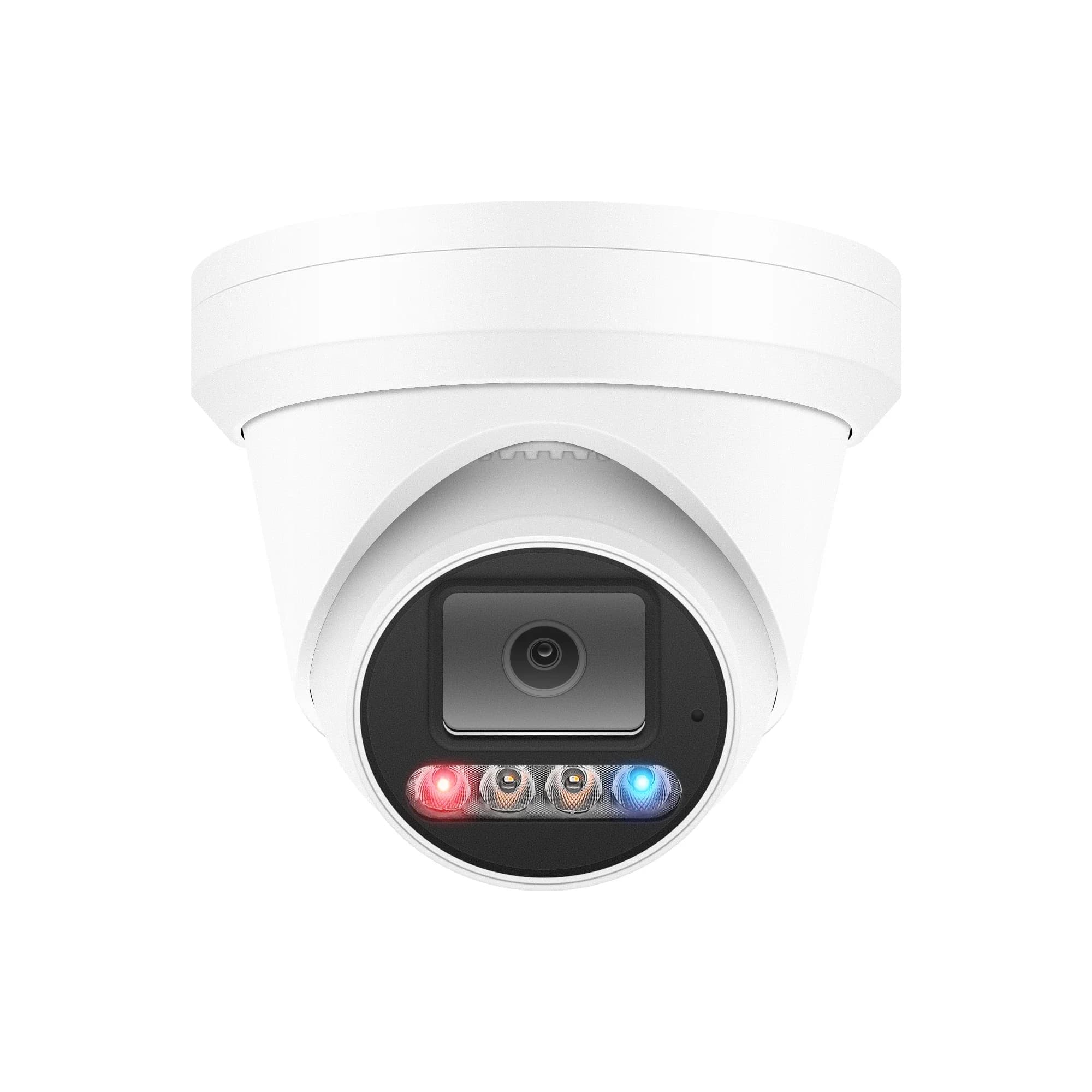 Telecamera IP POE YCX 8MP 2026 con Dissuasione Attiva, Audio Bidirezionale, Visione a Colori e Corpo in Metallo per Esterni