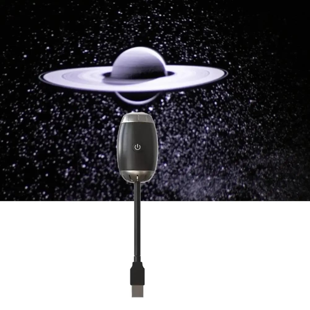 Mini Proiettore di Stelle Galattiche con Luce Notturna a 360° ° Lampada di Proiezione Rotante a LED con Cielo Stellato per Casa, Feste, Camera da Letto e Decorazione Auto