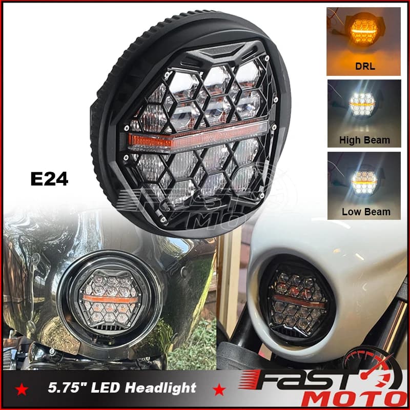 Faro LED da 5,75 pollici per Harley V-Rod Night Rod VRSCD VRSCDX Sportster SuperLow Low Rider S FXDLS FXLRS FXLR Breakout