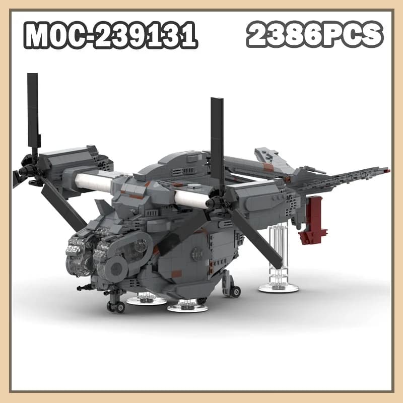 MOC-239131 Militare FAI DA TE Modello Building Block Assemblaggio di Particelle Spazio Modello di Caccia Giocattolo Regalo Set 2386PCS Star Film Mattoni