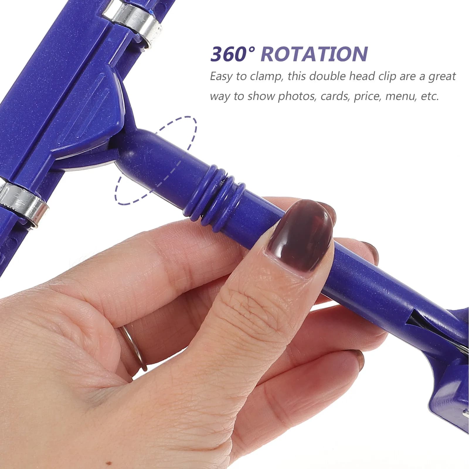 10 Pezzi Porta Prezzi con Doppio Clip, Espositori in Plastica per Negozi, Eventi Aziendali, Porta Etichette per Scaffali, Espositori per Prezzi