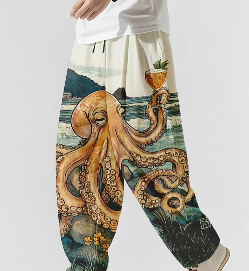 Sports pants Hip Hop Streetwear Limited Edition Japanese Funny and Trendy, Summer Collection 2026, Big Sizes