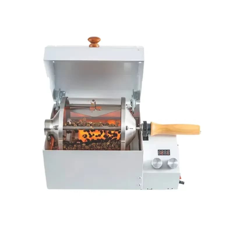 Electric Heating Coffee Beans Roaster Automatic Small Hot Air Roast Machine Coffee Beans Commercial Coffee Machine