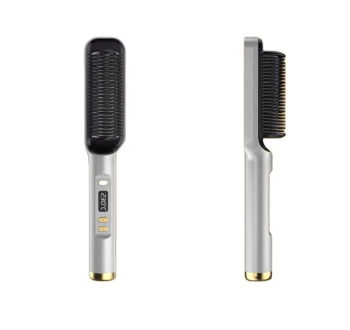 Hair and hair curler plate 2 in 1 to negative ions Brush for comb for professional electric hair plate