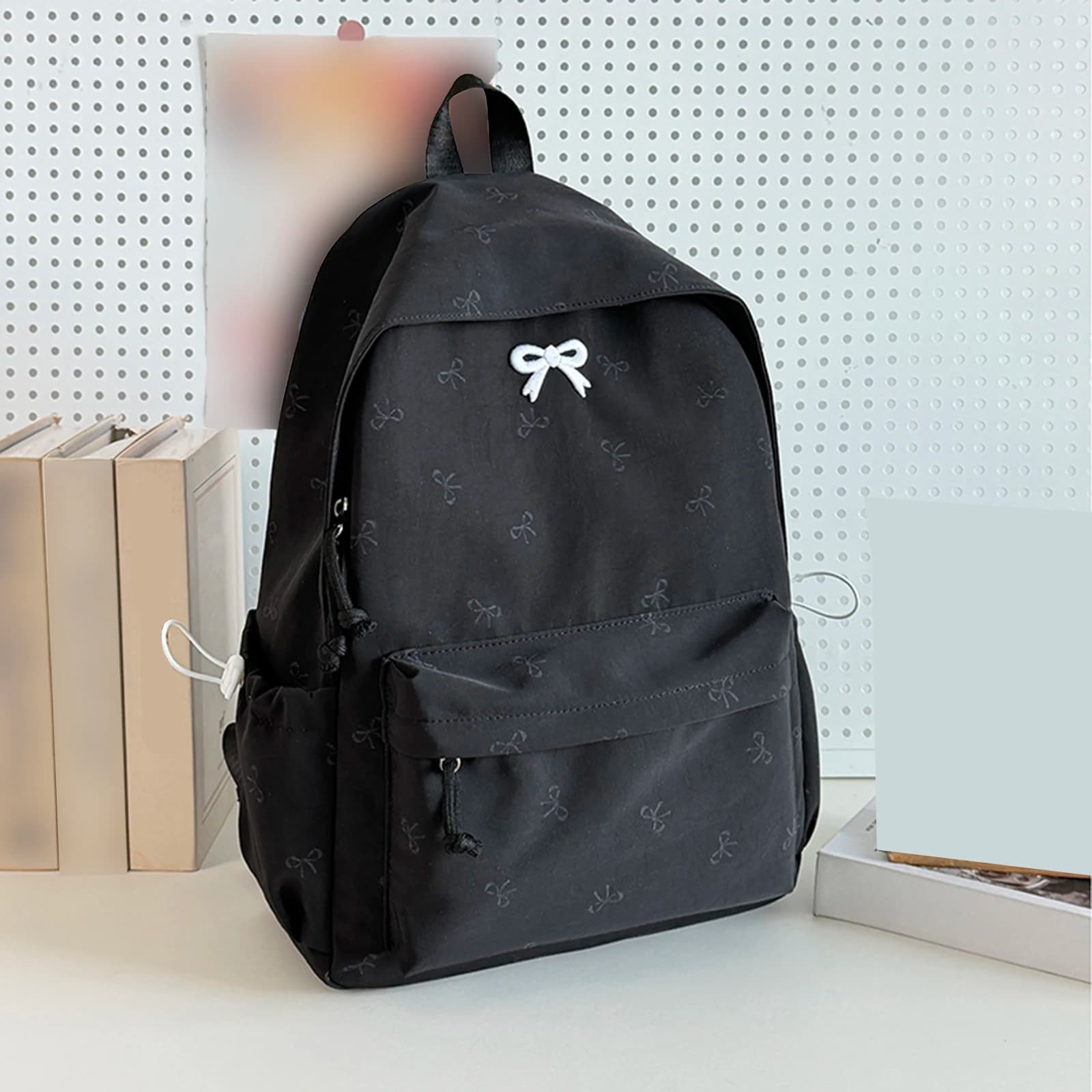 Women Bows Backpacks Travel Bag Large Capacity Kawaii Laptop Backpack Y2k Casual Laptop Bag Children Teens Women