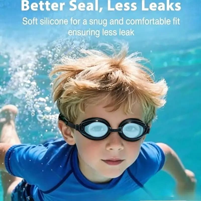 Children Swimming Goggles HD Waterproof Glasses Anti-Fog and Anti-Leak Swim Eyeglasses