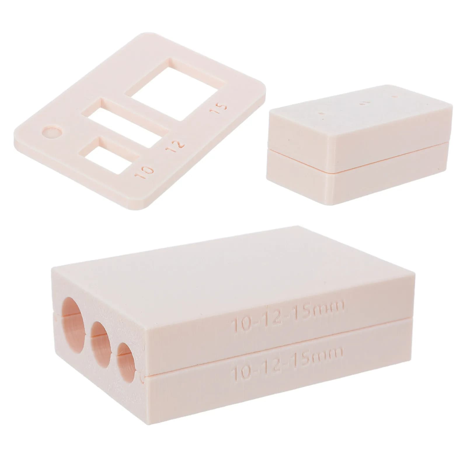 1Set Polymer Clay Bead Roller Kit 10 12 15Mm Round Bead Maker Mold Measuring Tool Hole Maker for DIY Jewelry Craft Supplies