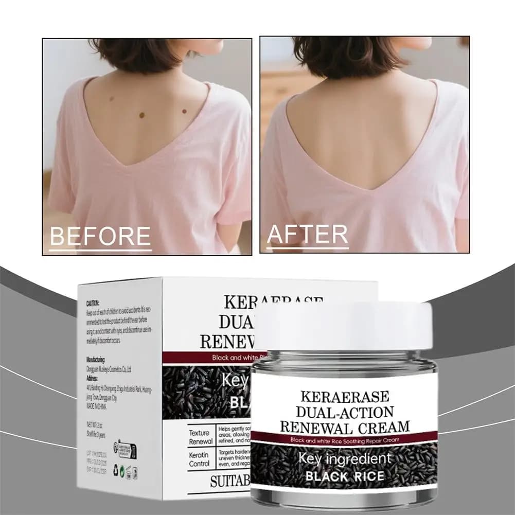 Black rice raw pulp moisturizing cream: moisturizes, uniforms skin tone, reduces thin lines with rice extract and skin care