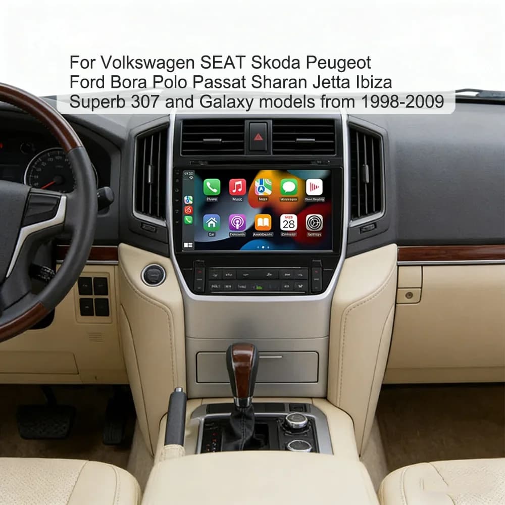 Android 13 Wireless Carplay Car Radio for VW Golf 5 Polo Passat B6/CC Scirocco Jetta Tiguan Touran Sharan 2004-2011Bluetooth GPS