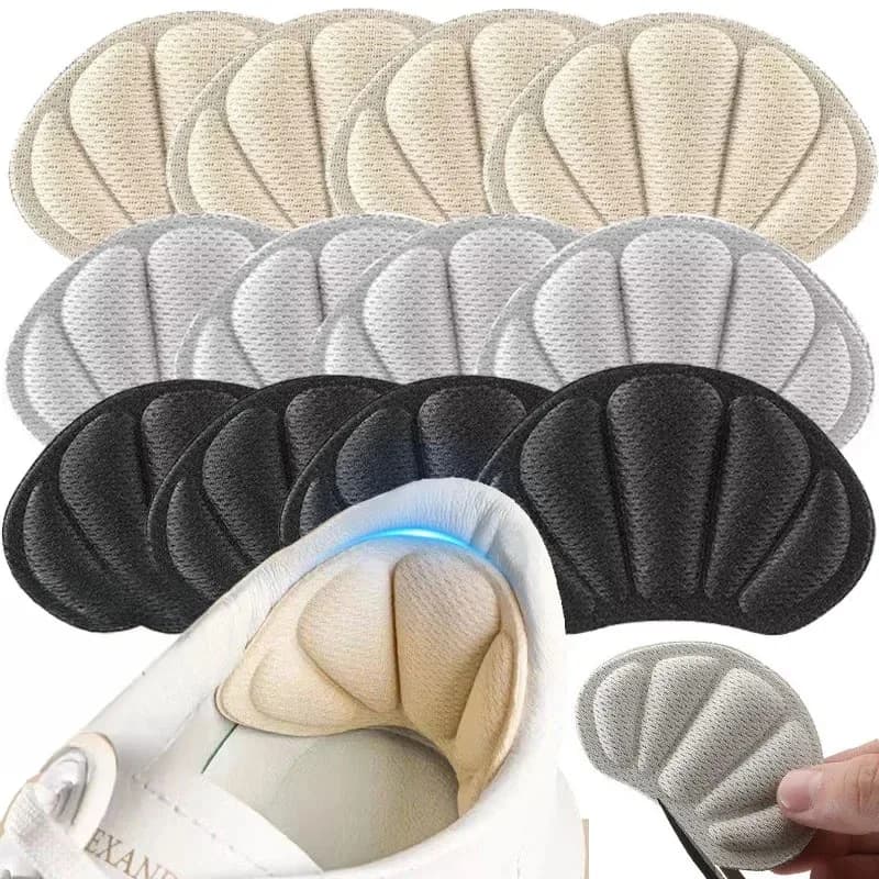 Solette per Scarpe Sportive da Corsa, Cuscinetti Regolabili per Tallone, Protezioni Antidolore, Adesivi per la Cura dei Piedi, Protezioni Autoadesive per Tallone
