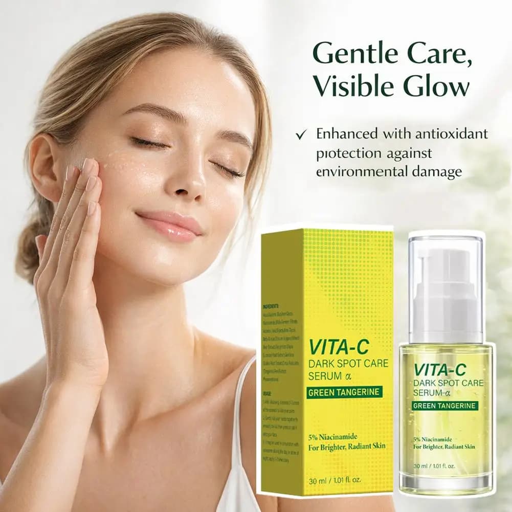 Green Tangerine Vitamin C Serum with Niacinamide, Helps Improve the Dull Skin for Radiant Skin,Korean Skincare, 30ml