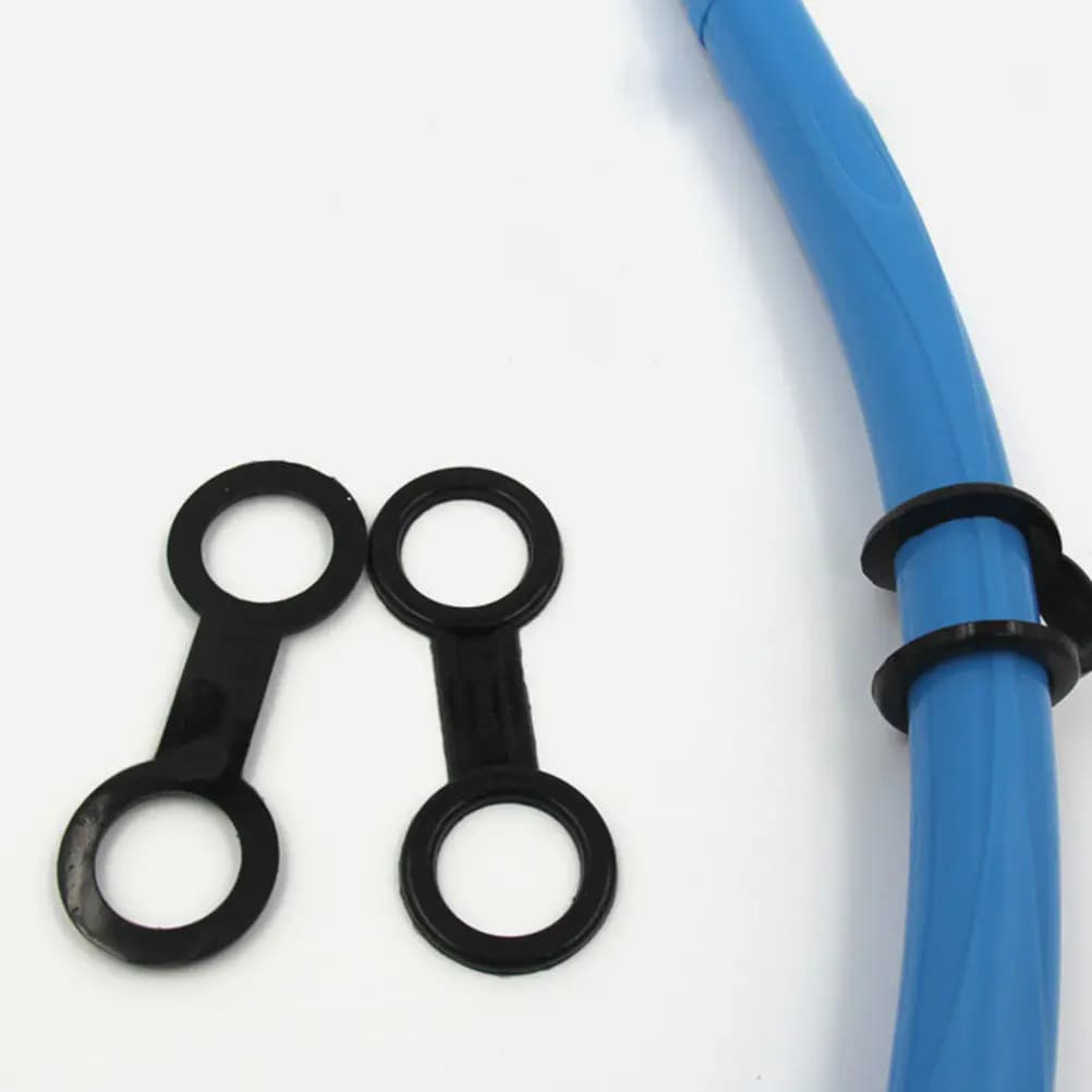 Set Universale di Fissaggio per Snorkel in Silicone Flessibile e ABS, Fibbia di Fissaggio per Snorkel Regolabile, Accessori Leggeri per Immersioni