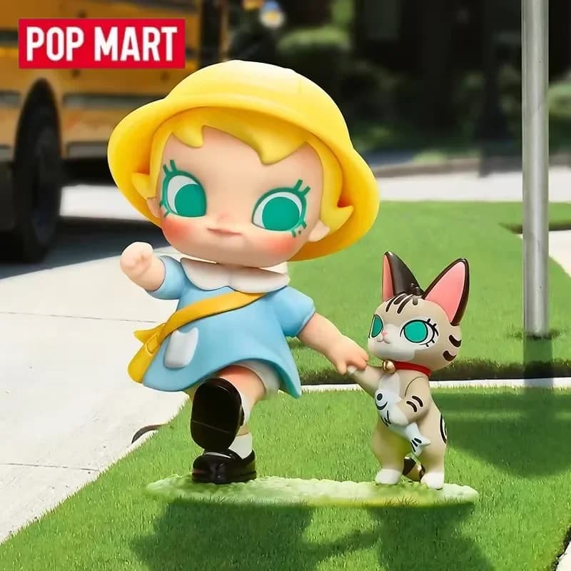 POP MART Baby Molly & Baby Tabby Series Scatola cieca Scatola misteriosa Guess Bag Giocattoli Bambola Collezione di ornamenti per desktop carini Figura anime