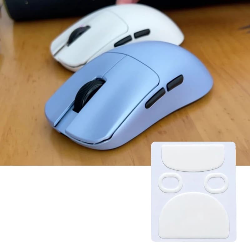 Mouse Skates Glides Feet for ESPORTS TIGER‌ ICE for ATK F1V3, PTFE Replacement Skates with a Pre-Cut MultiPiece Layout for