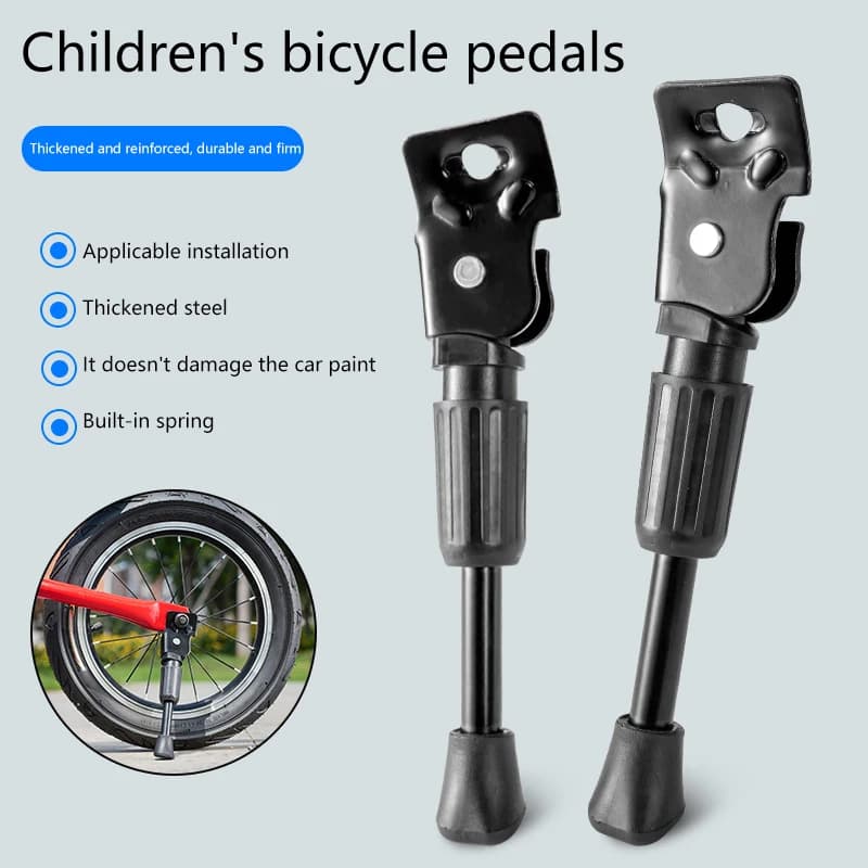 【xxx】Cavalletto per Bicicletta per Bambini, Supporto Laterale Robusto per Parcheggio, per Bici da 12, 14, 16, 18, 20 Pollici