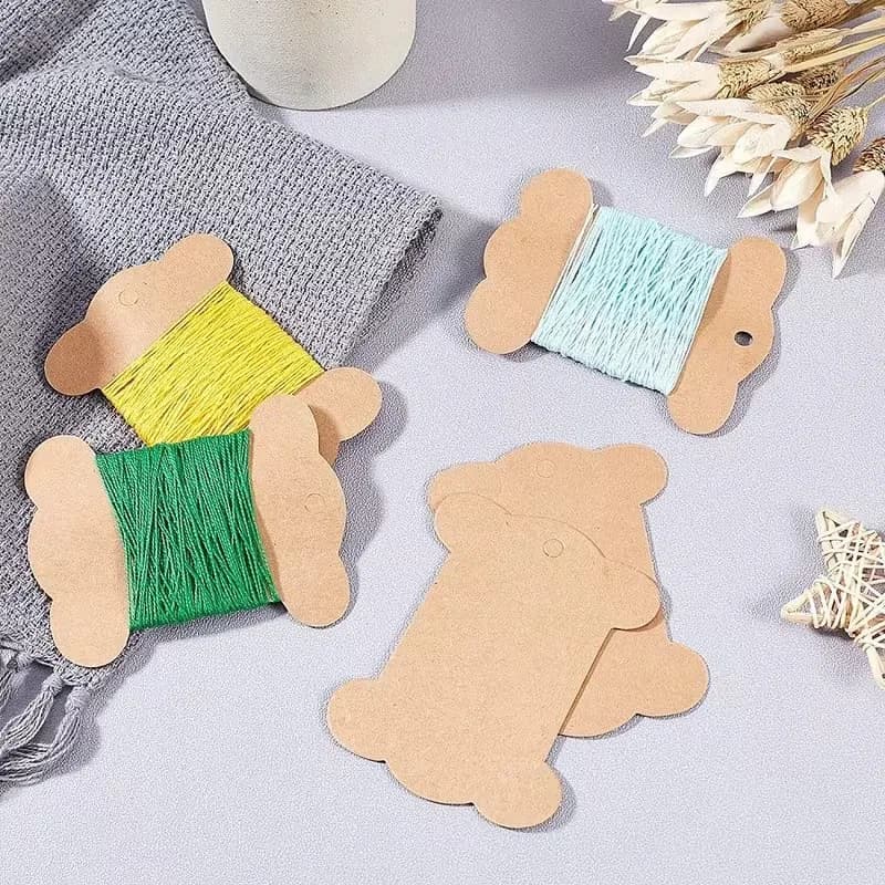 Lightweight Portable Embroidery Floss Spools, 30 pcs, Ribbon Yarn Winding, Multipurpose, Versatile, Practical
