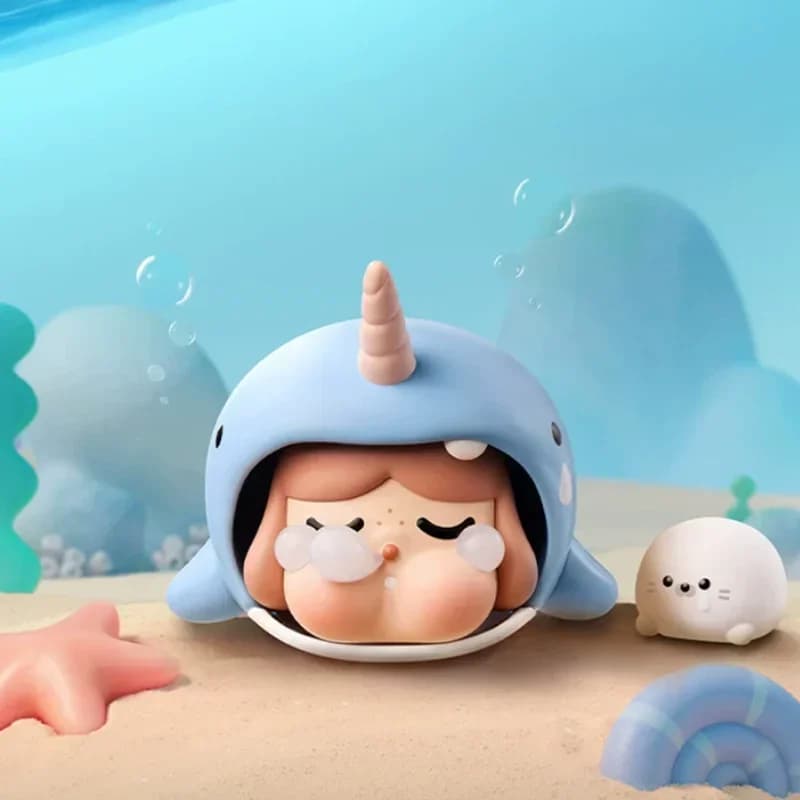POP MART CRYBABY CRY ME AN OCEAN Series Mystery Surprise Unbox Bag Cute Kawaii Doll Anime Action Figure Collectible Set