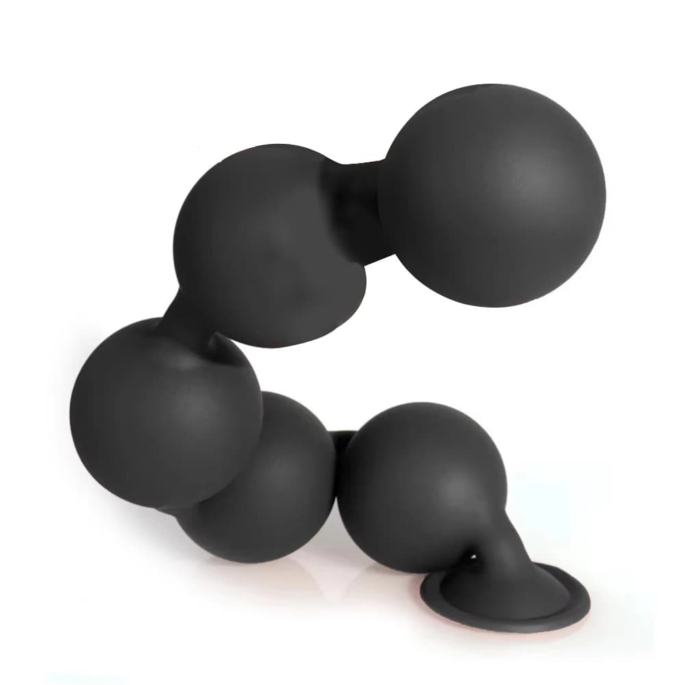 4/5/6 centimetri Perline Anali Uomini Massaggio Della Prostata Molle Del Silicone Palline Anali Della Vagina/Anale Plug Spawning Espansione Formazione grande Butt Plug