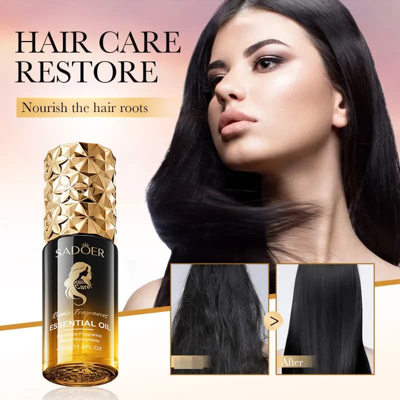 SADOER Fragranza riparatrice Cura dei capelli Olio essenziale Cura dei capelli morbida e nutriente Migliora la secchezza e ammorbidisce i capelli