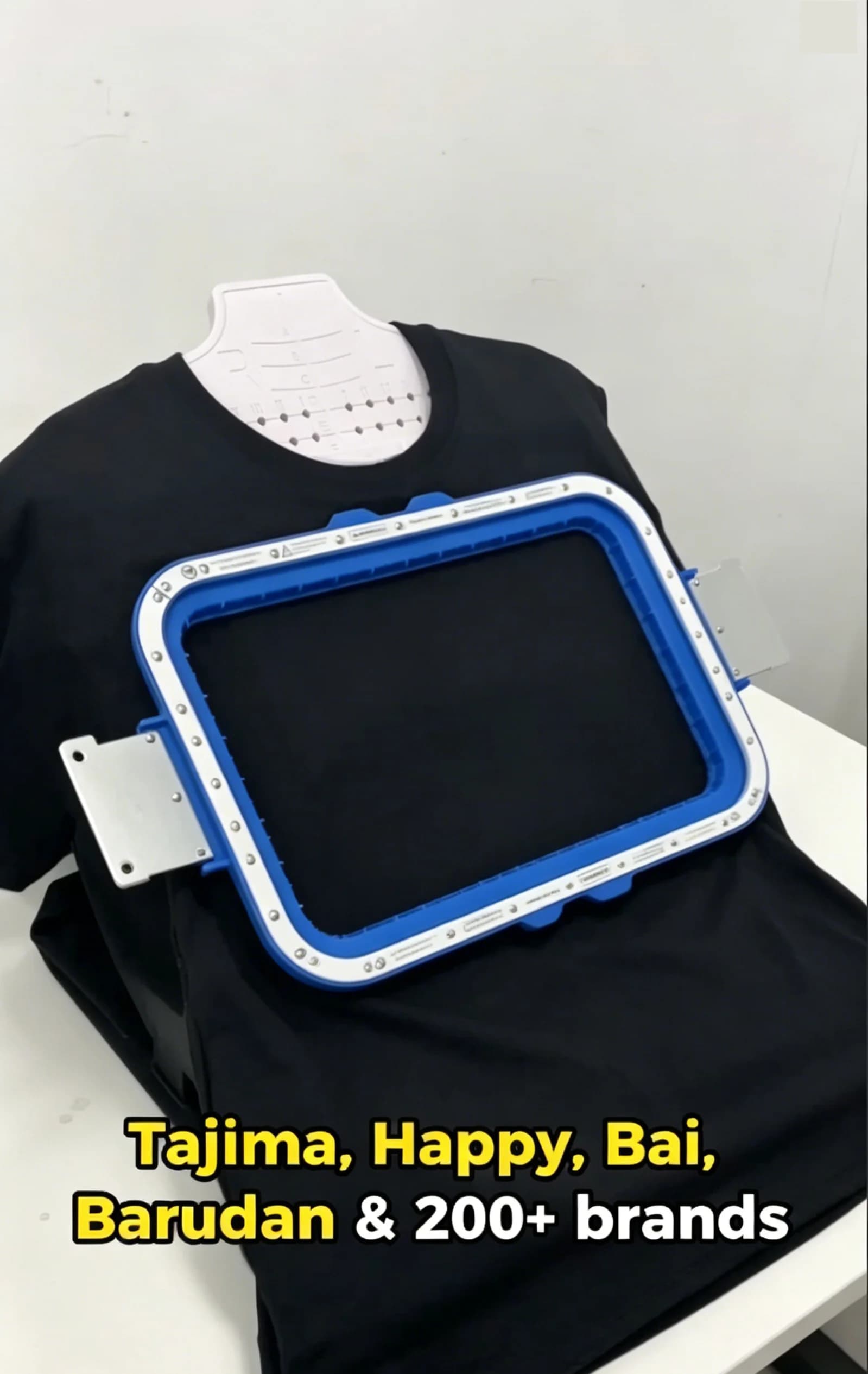 For Ricoma Borther Poolin Tajima Hooping Station Kit With 6.9 Inch Magnetic Hoop For Smartstitch BAI Etc Embroidery Machines