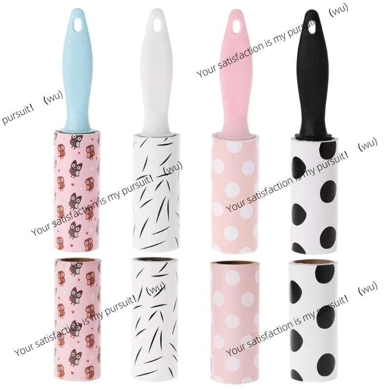 Reusable Clothes Coat Sticky Lint Roller Dog Pet Hair Remover Cleaning Device