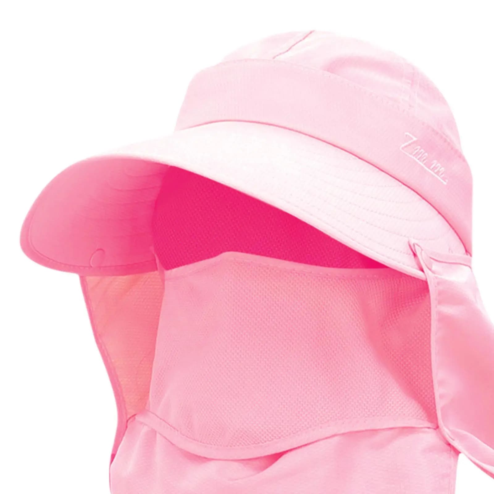 Mesh Sun Protection Visor Hat for Women with Neck Flap Quick Dry Large Brim Cap Sunshade Outdoor Hiking Beach Summer Cap