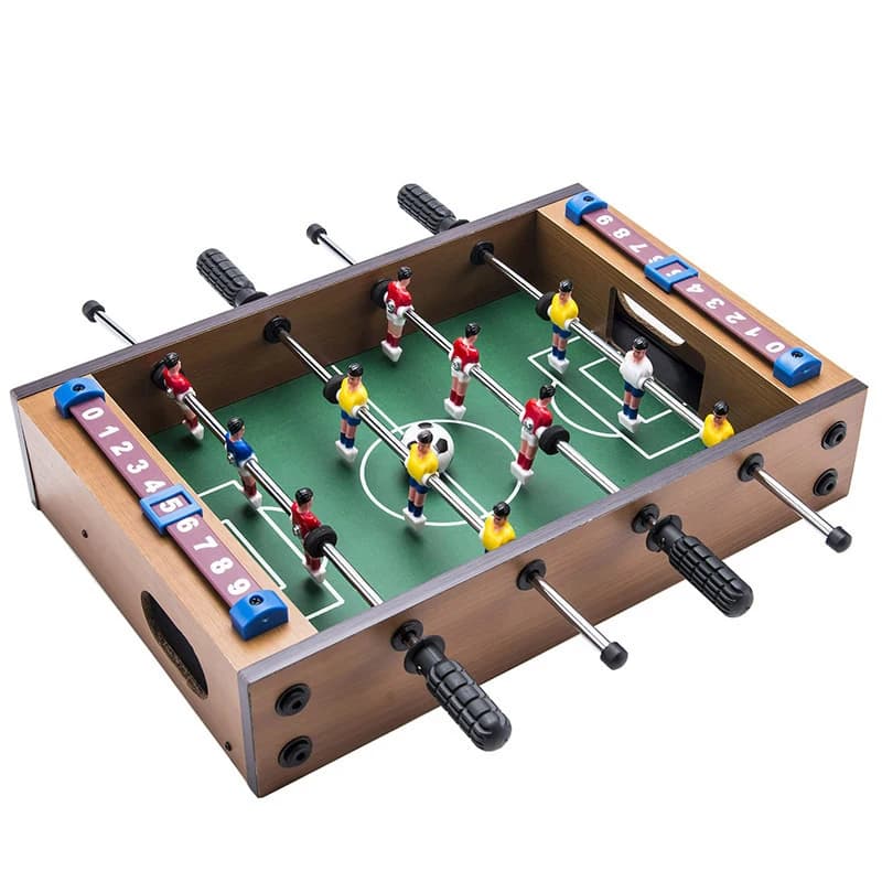 Six-Bar Table Foosball Wooden Machine Tables Football Game Gift On For Home Party DIY Soccer Tables Entertainment
