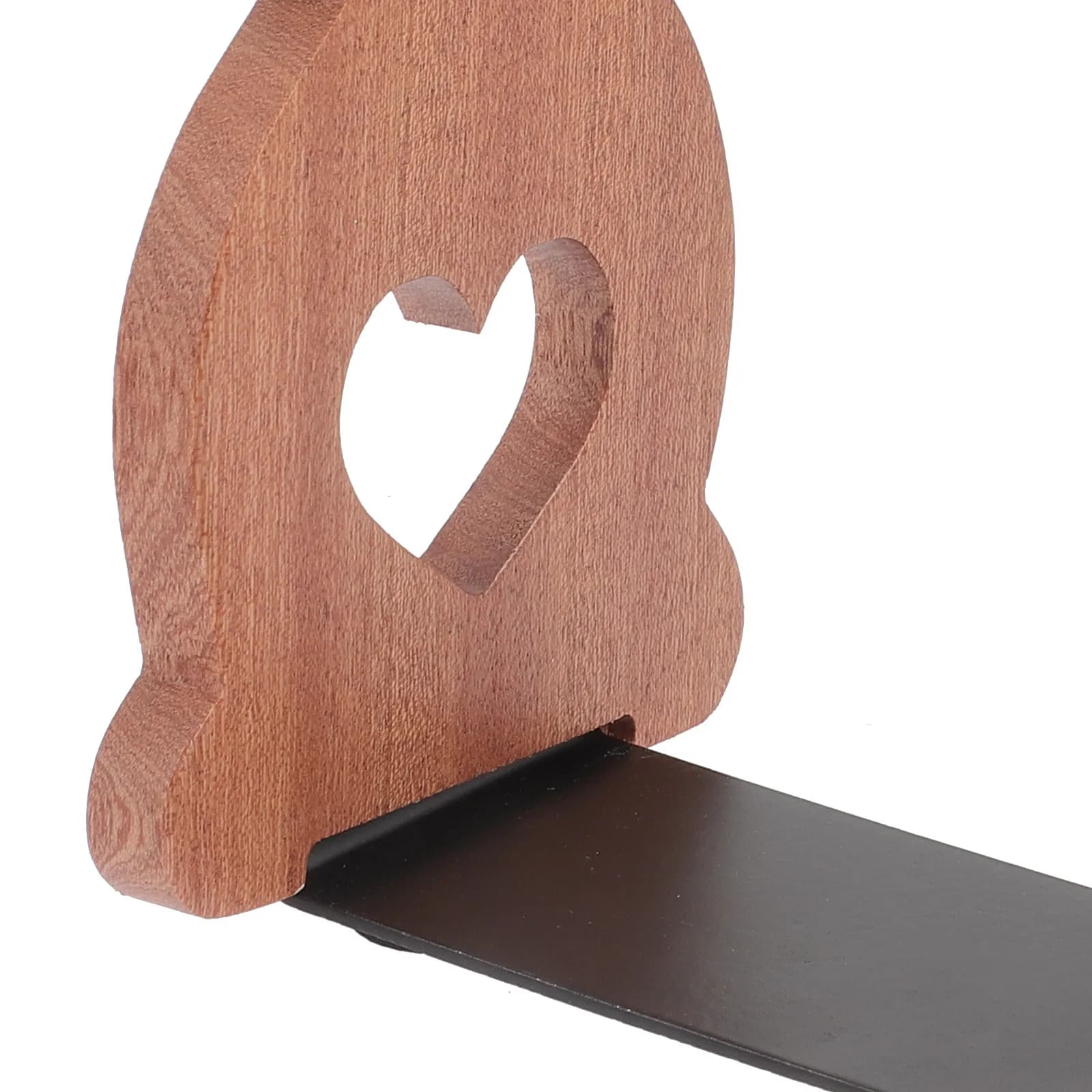 Adorabile Fermalibri in Legno a Forma di Coniglio, Supporto Funzionale per Libri, Riviste, Documenti, Organizzatore Decorativo da Scrivania