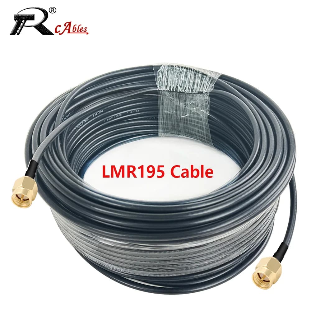 Cavo coassiale RF LMR195 50Ohm 50-3 SMA maschio a SMA maschio cavo di prolunga antenna WiFi codino per 4G LTE Ham ADS-B Walkie Talkie