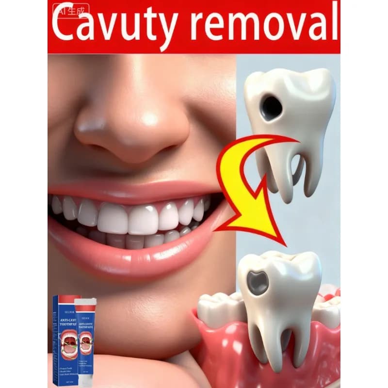 Repair gums, relieve gum recession, whiten teeth, remove yellow plaque and cavity toothpaste
