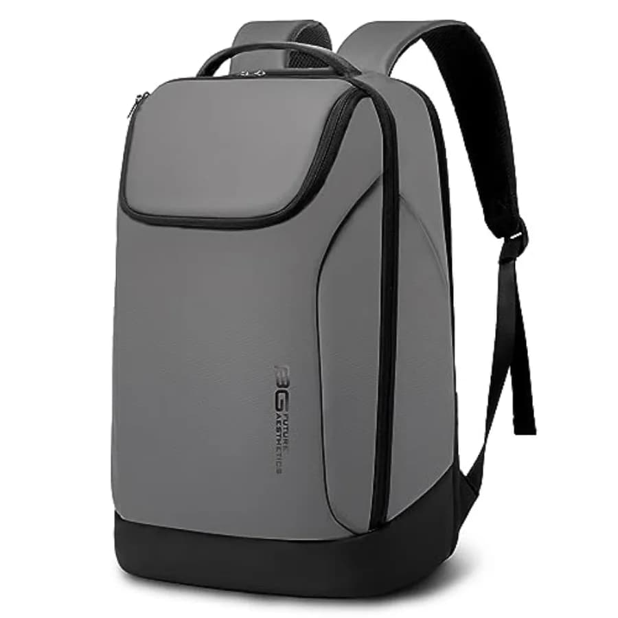 Zaino da lavoro impermeabile per pendolari, adatto a laptop da 15,6 pollici, zaino da viaggio resistente.