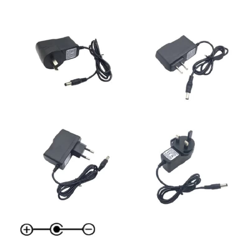Rowin Adattatore di alimentazione per pedale basso per chitarra US EU AU UK Plug 9V 500 mA Adattatore di alimentazione Accessorio per chitarra con effettore a blocco singolo