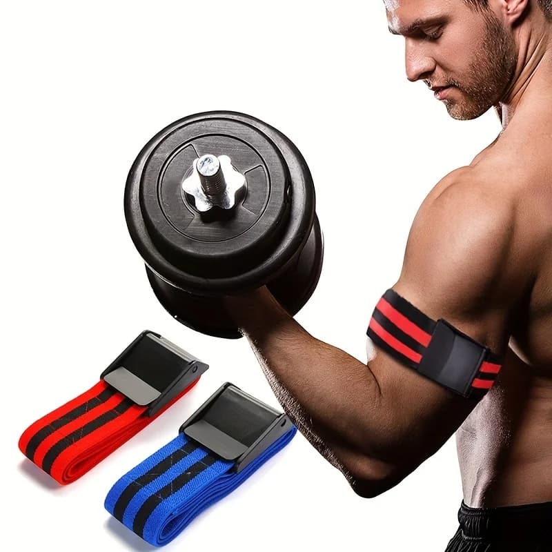 1pcs BFR Fitness Occlusion Bands Weight Bodybuilding Blood Flow Restriction Bands Arm Leg Wraps Fast Muscle Growth Gym Equipment