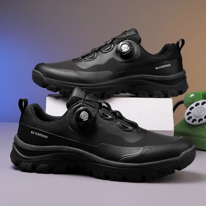 2026 New Men's Plus Size Hiking Shoes with BOA Fit System | Non-Slip Wear-Resistant Outdoor Trekking Casual Athletic Shoes